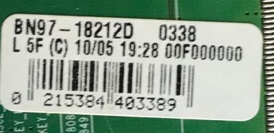 MAIN PARA MONITOR SAMSUNG UHD / NUMERO DE PARTE BN41-02866A  / BN97-18212D / BN4102866A / 02866A / DZFH2113 / PANEL CY-MA320HGAV1H / MODELO LS32A700NWNXZA AA01 - Imagen 3